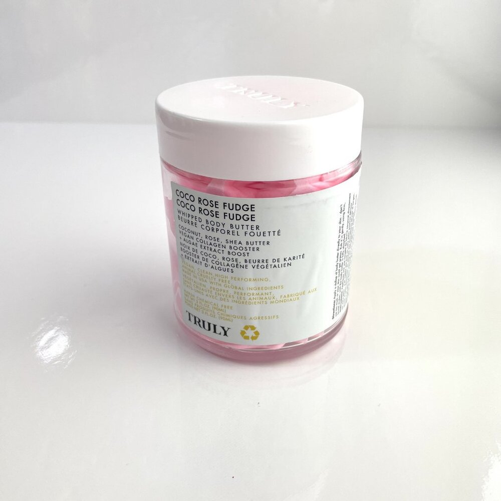 Truly Beauty Coco Rose Fudge Whipped Body Butter 3oz 90ml